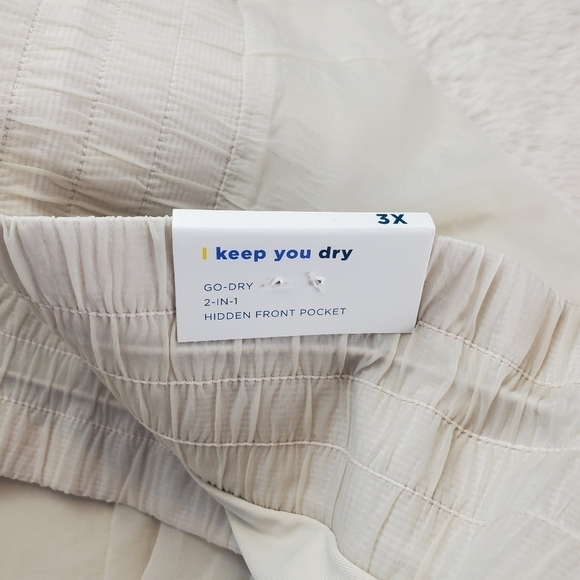 Old Navy High Waisted Wishbone Water Repellent 2 in 1 Run Shorts BNWT 3X - Picture 11 of 14